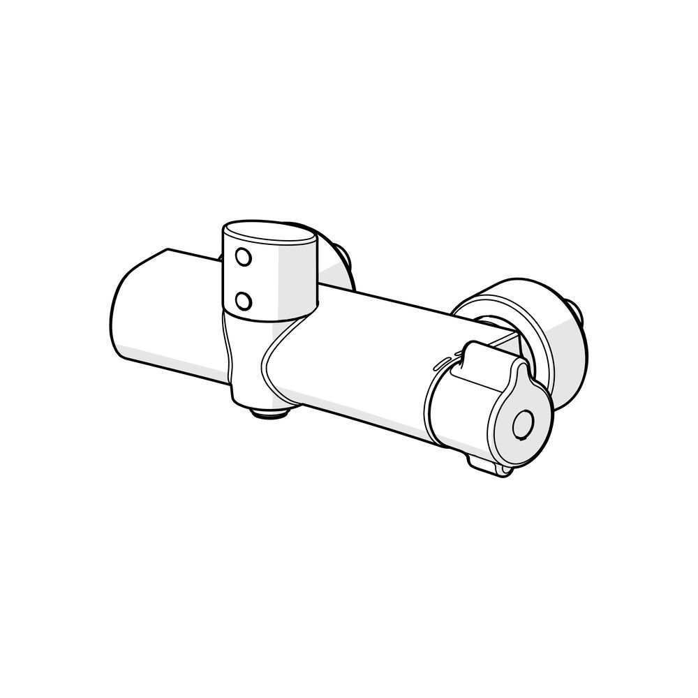 Hansa Clinica Brausebatterie, 6V, Bluetooth, Chrom, 08866200... HANSA-08866200 4057304014420 (Abb. 5)