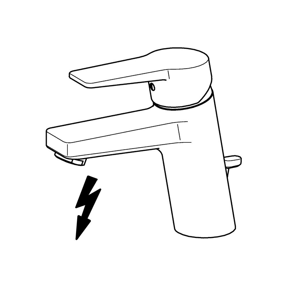 Hansa Twist Einhebel-Waschtischbatterie, Kupferrohr Zugstangen-Ablaufgarnitur, Ausladun... HANSA-09131183 4015474259829 (Abb. 5)
