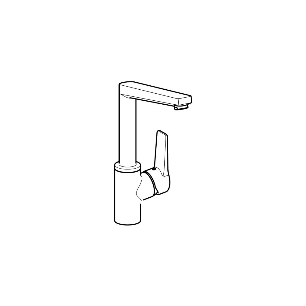 Hansa Twist Einhebel-Küchenarmatur, Ausladung 193mm, DN 15, Matt-Schwarz, 0920220333... HANSA-0920220333 4057304014390 (Abb. 5)