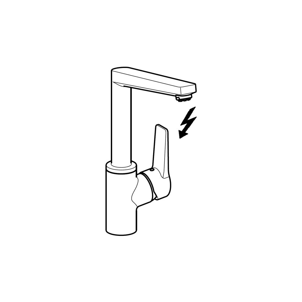 Hansa Twist Einhebel-Küchenarmatur, Niederdruck, Kupferrohr Ausladung 193mm, DN 15, Chr... HANSA-09221103 4015474274860 (Abb. 3)