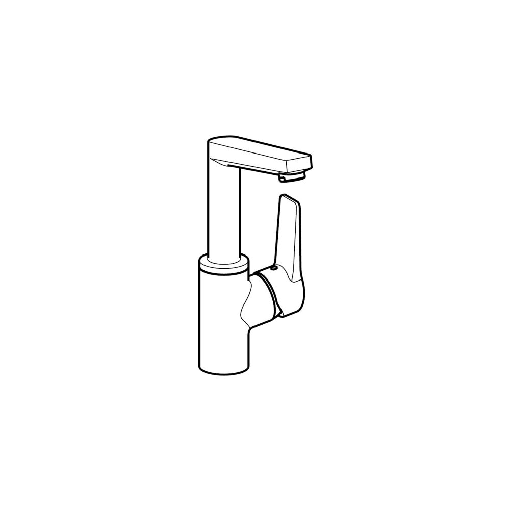 Hansa Twist Einhebel-Waschtischbatterie, Ausladung 130mm, DN 15, Chrom, 09552203... HANSA-09552203 4015474274785 (Abb. 5)