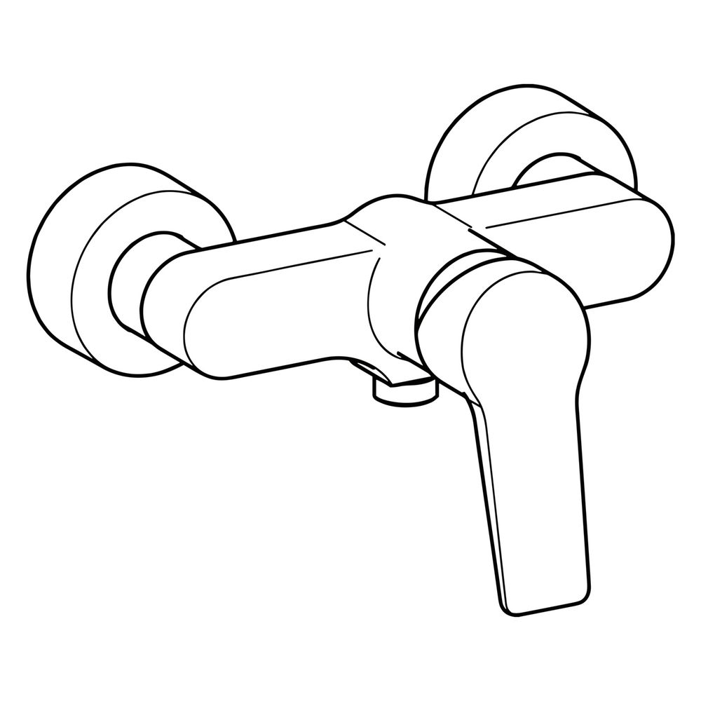 Hansa Twist Einhebel-Brausebatterie, DN 15, Chrom, 09670183... HANSA-09670183 4015474259874 (Abb. 5)