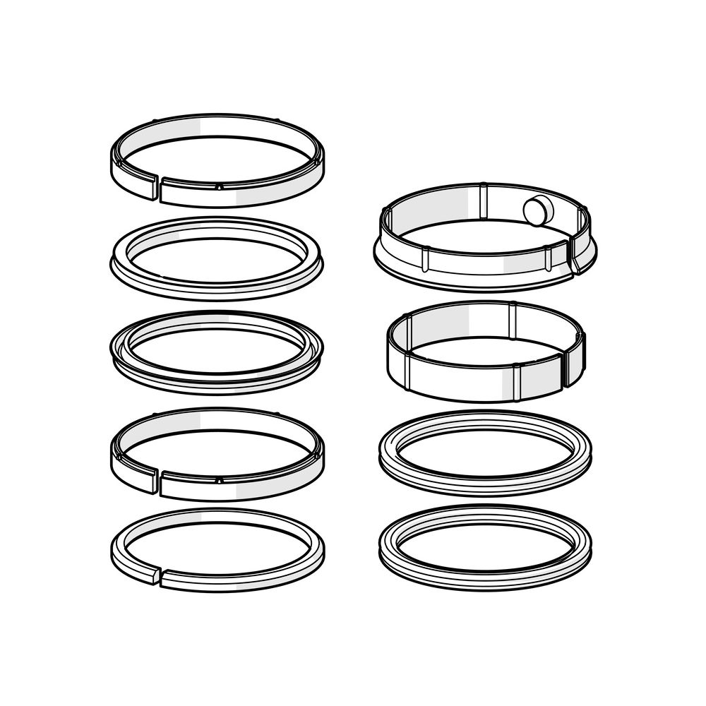 Hansa Dichtungskit für Wasserhahn, 1001264V... HANSA-1001264V 6414150097881 (Abb. 2)