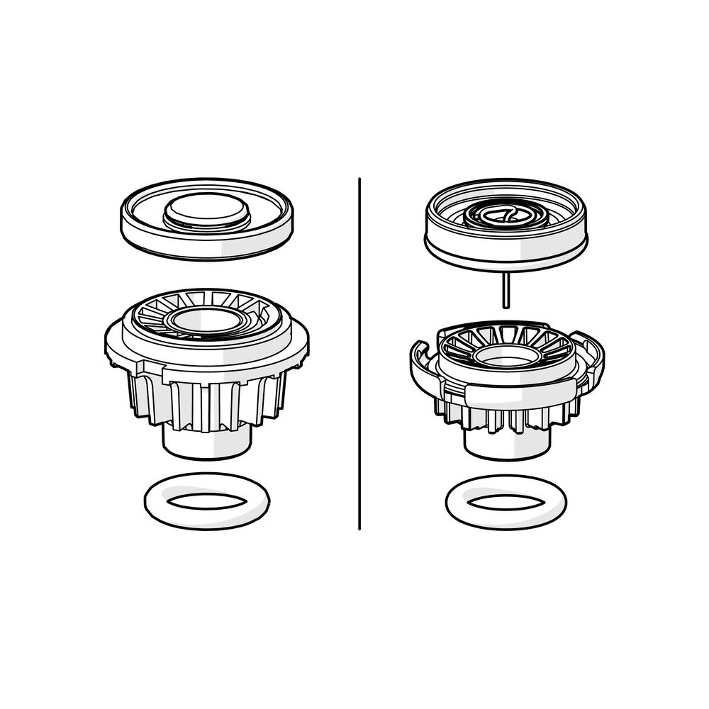 Hansa Membrane für Magnetventil, 1006500V... HANSA-1006500V 6414150100307 (Abb. 2)