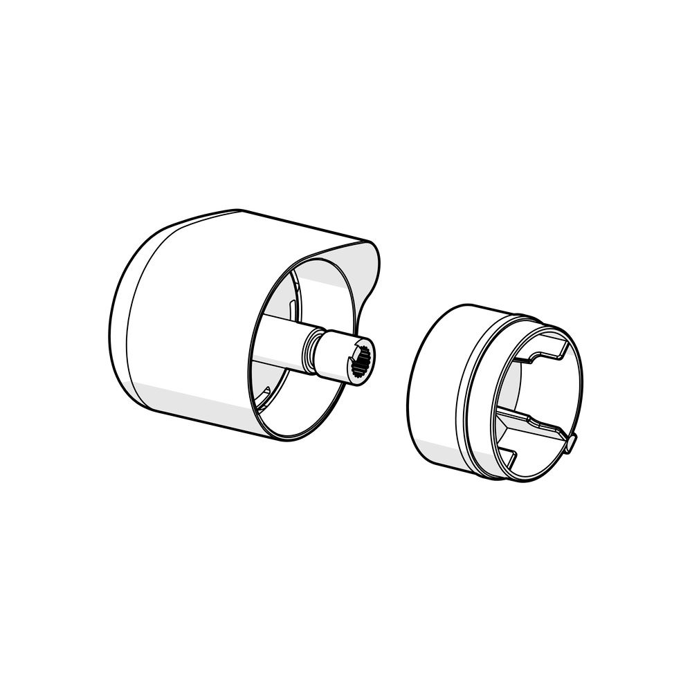 Hansa Absperrgriff, Chrom, 1006584V... HANSA-1006584V 6414150096136 (Abb. 2)