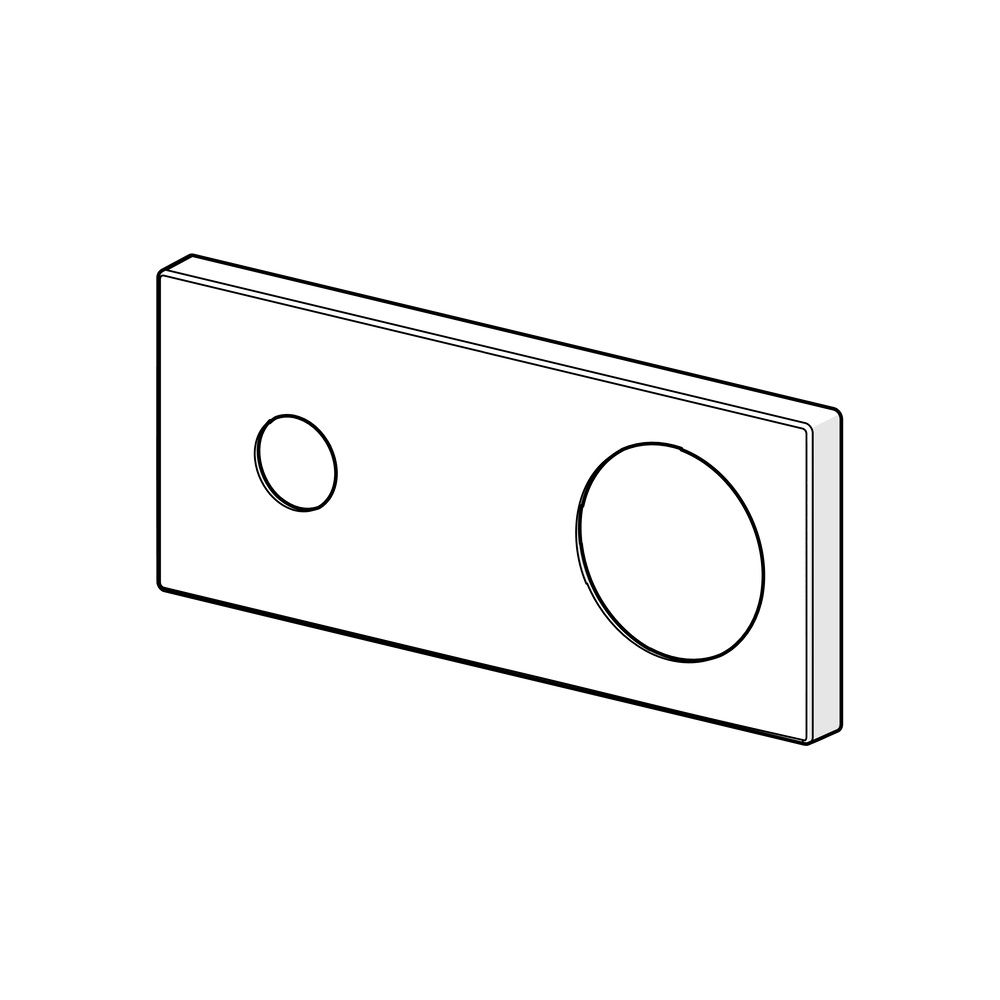Hansa Abdeckplatte Oras Group 175x75mm, Chrom, 1012277V... HANSA-1012277V 6414150101427 (Abb. 4)