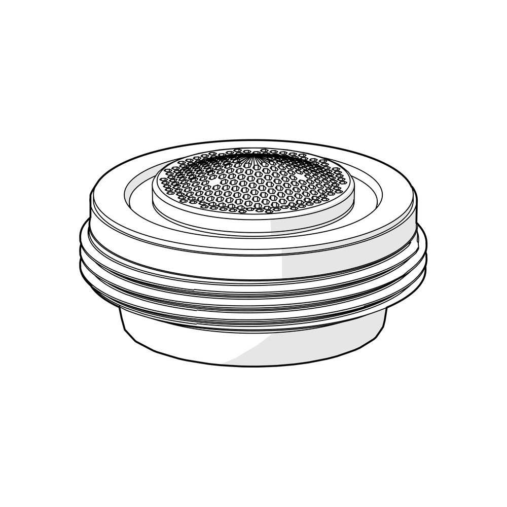 Hansa Luftsprudler für Oras Group, 8,0l/min, M24x1, 1016774V... HANSA-1016774V 6414150104527 (Abb. 2)