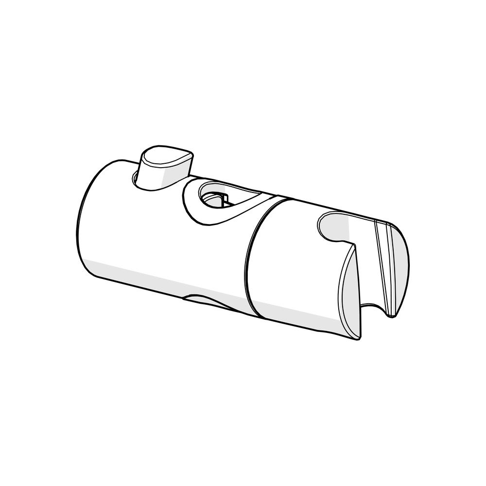 Hansa Schieber für Wandstange, Chrom, 1017138V... HANSA-1017138V 6414150103865 (Abb. 2)
