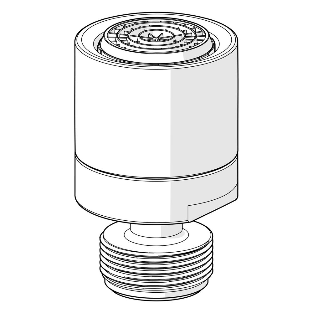 Hansa Strahlregler für Bidetarmatur mit Kugelgelenk, Chrom, 1019918V... HANSA-1019918V 6414150108211 (Abb. 2)