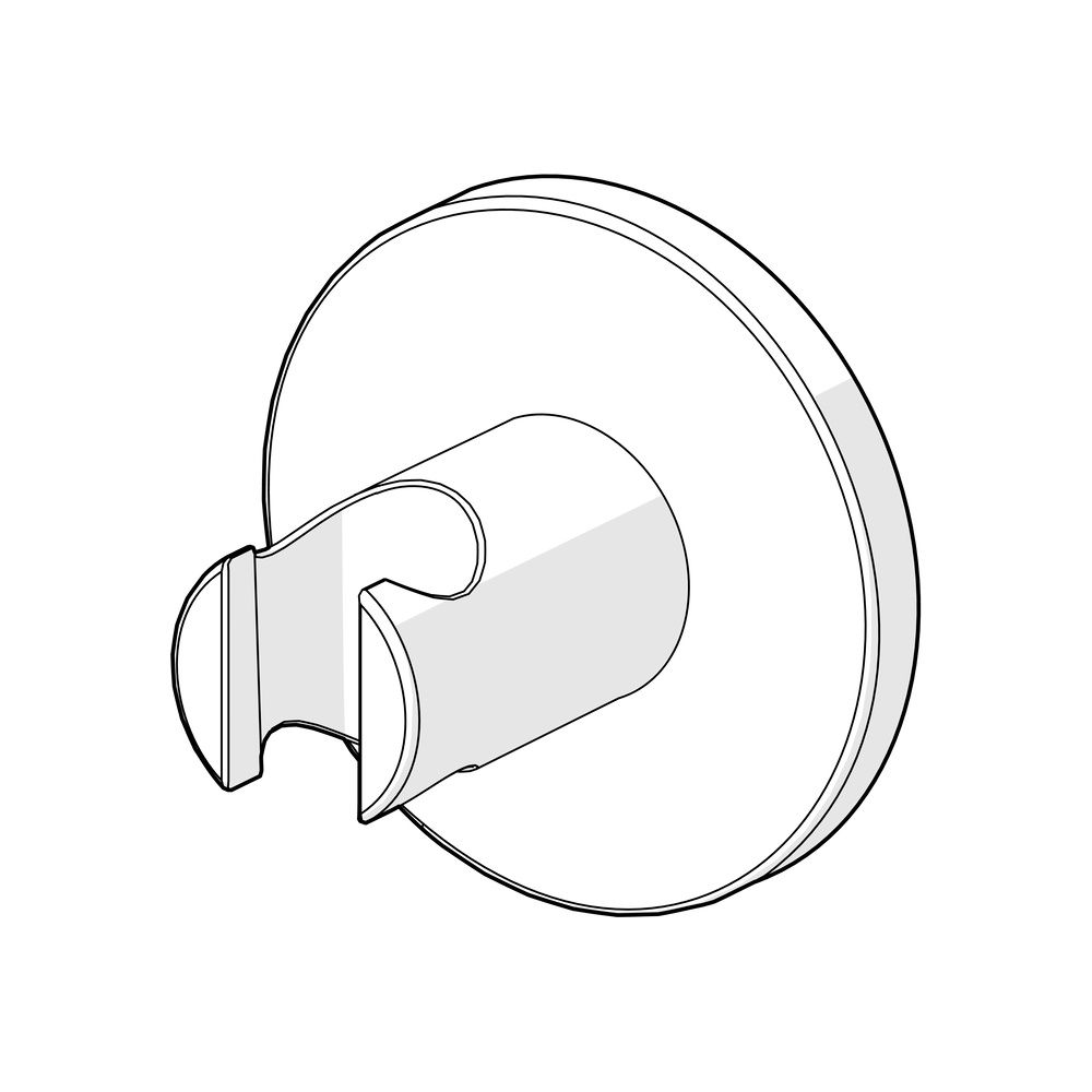 Hansa Wandhalter, Wandmontage, Rosette rund, Bronze gebürstet, 290049-81... HANSA-290049-81 6414150108624 (Abb. 5)