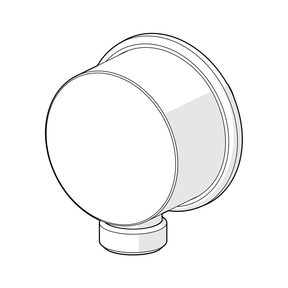 Hansa Wandanschlussbogen, Rosette rund, G 1/2", DN 15, Chrom, 44250000... HANSA-44250000 4015474239067 (Abb. 3)