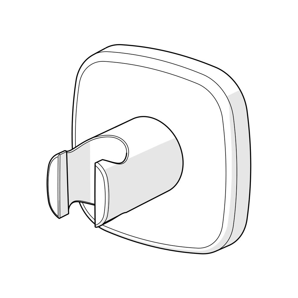 Hansa Living Wandhalter soft edge 4444 Rosette soft edge Chrom... HANSA-44440183 4057304007132 (Abb. 5)