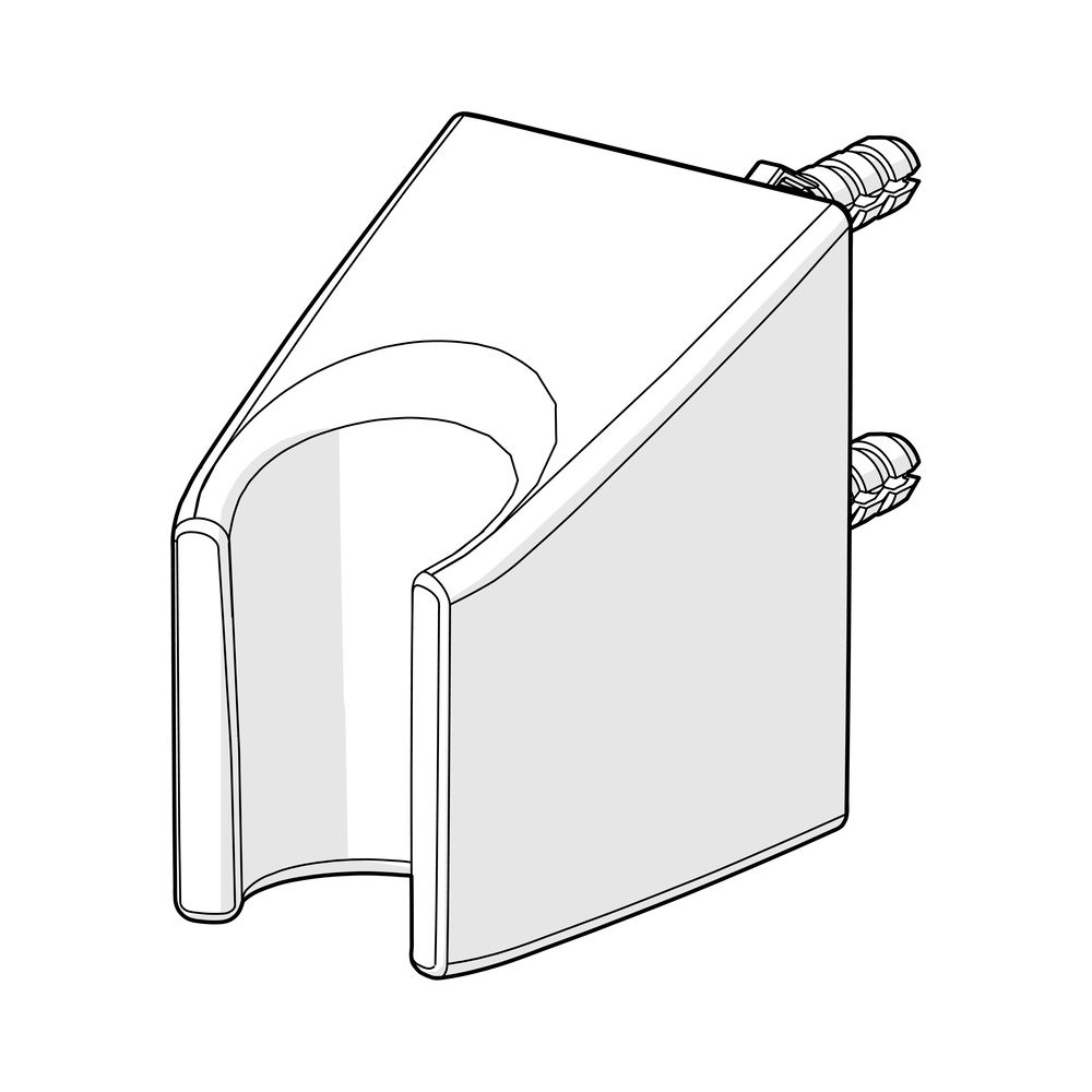 Hansa Wandhalter Handbrause, Chrom, 44450100... HANSA-44450100 4057304002601 (Abb. 3)