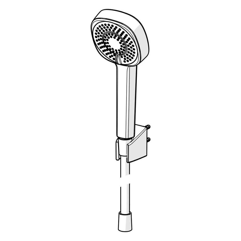 Hansa BasicJet Style Handbrausegarnitur, 3-strahlig, Chrom, 44600133... HANSA-44600133 4057304011146 (Abb. 5)
