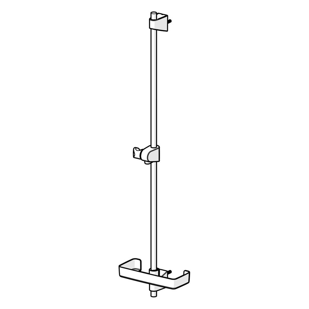 Hansa BasicJet Wandstange, Chrom, 44700300... HANSA-44700300 4057304002557 (Abb. 5)