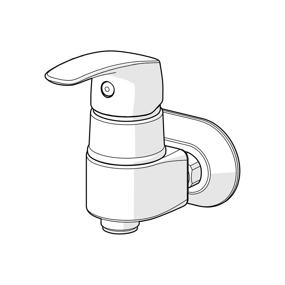 Hansa Pinto Einhebel-Brausebatterie, 45cc, DN 15, Chrom, 45692183... HANSA-45692183 4057304009228 (Abb. 5)