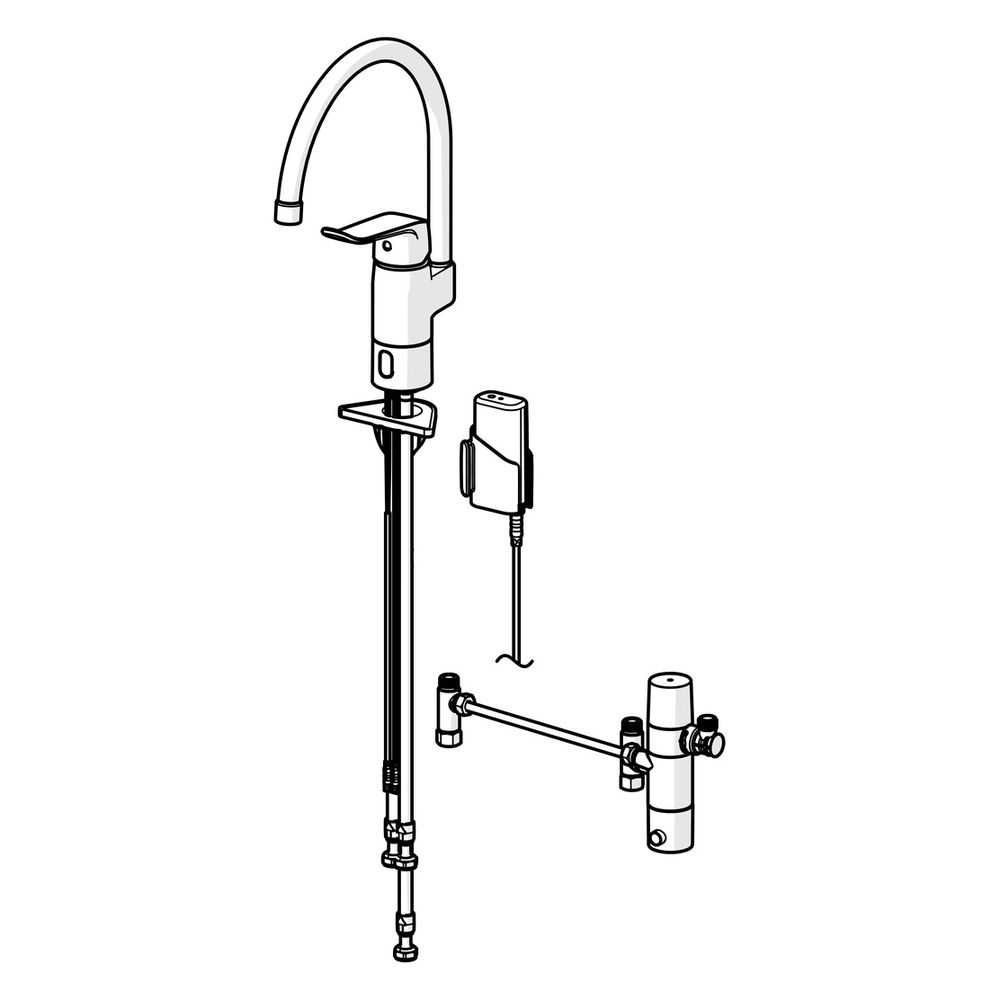 Hansa Care Einhebel-Küchenarmatur, 3V, Bluetooth, Ausladung 178mm, Chrom, 46142209... HANSA-46142209 4057304019678 (Abb. 5)