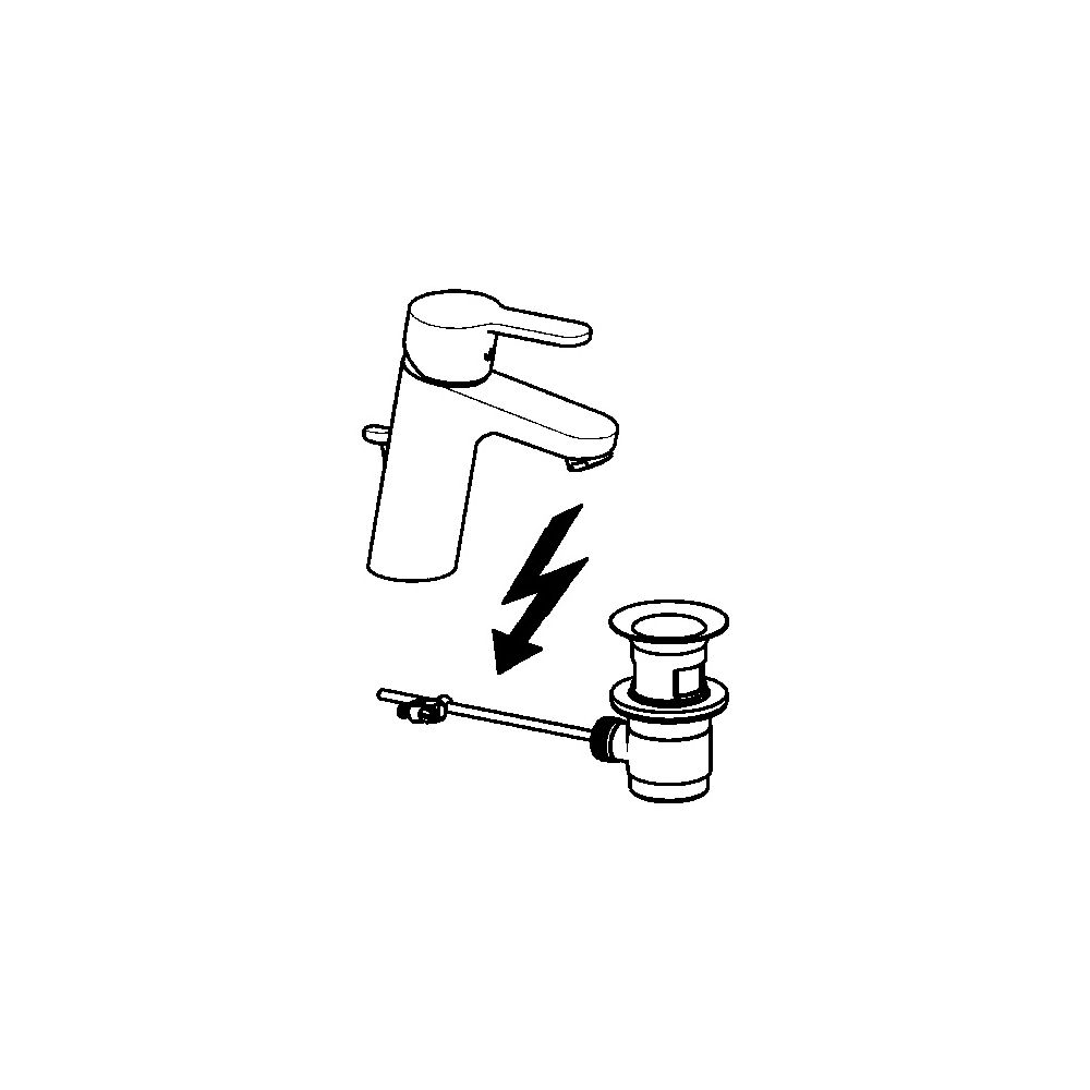 Hansa Primo XL Einhebel-Waschtischbatterie, Kupferrohr, Zugstangen-Ablaufgarnitur, Ausl... HANSA-49381103 4015474262119 (Abb. 3)