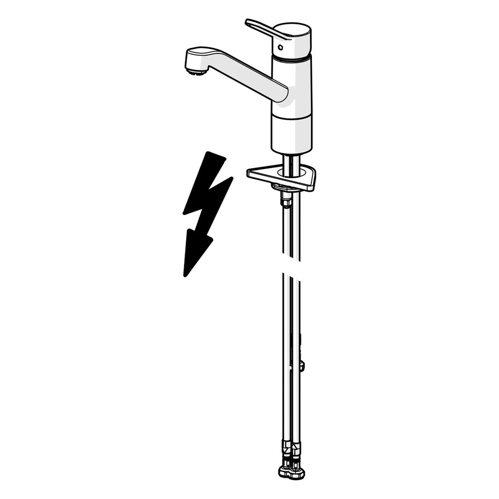 Hansa Primo Einhebel-Küchenarmatur, Niederdruck, Kupferrohr, Ausladung 210mm, DN 15, Ch... HANSA-49491103 4015474268289 (Abb. 3)