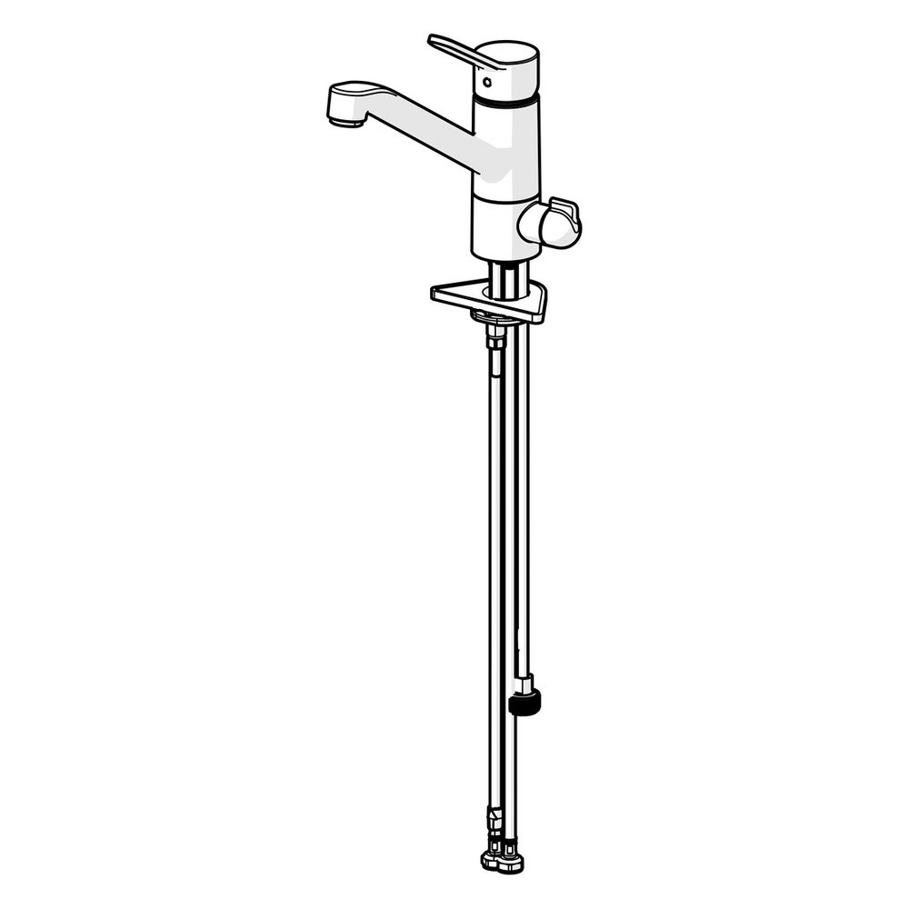 Hansa Primo Einhebel-Küchenarmatur mit Spülmaschinenventil, Ausladung 210mm, DN 15, Chr... HANSA-49502203 4015474261082 (Abb. 3)