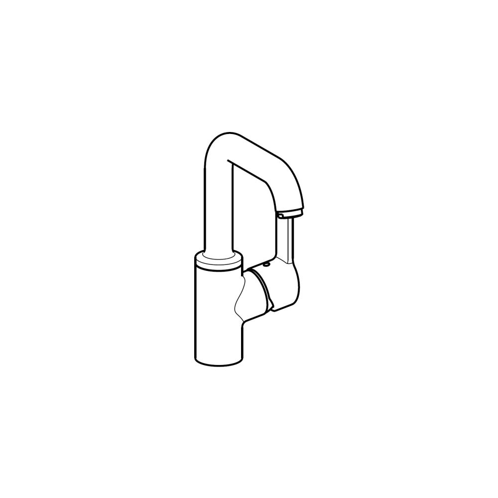 Hansa Primo Einhebel-Waschtischbatterie, Ausladung 142mm, DN 15, Chrom, 49552203... HANSA-49552203 4015474274907 (Abb. 3)