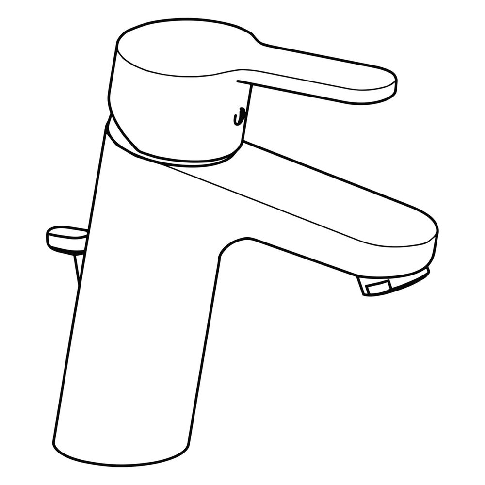 Hansa Primo XL Einhebel-Waschtischbatterie, Zugstangen-Ablaufgarnitur, Ausladung 110mm,... HANSA-49562203 4015474262072 (Abb. 3)