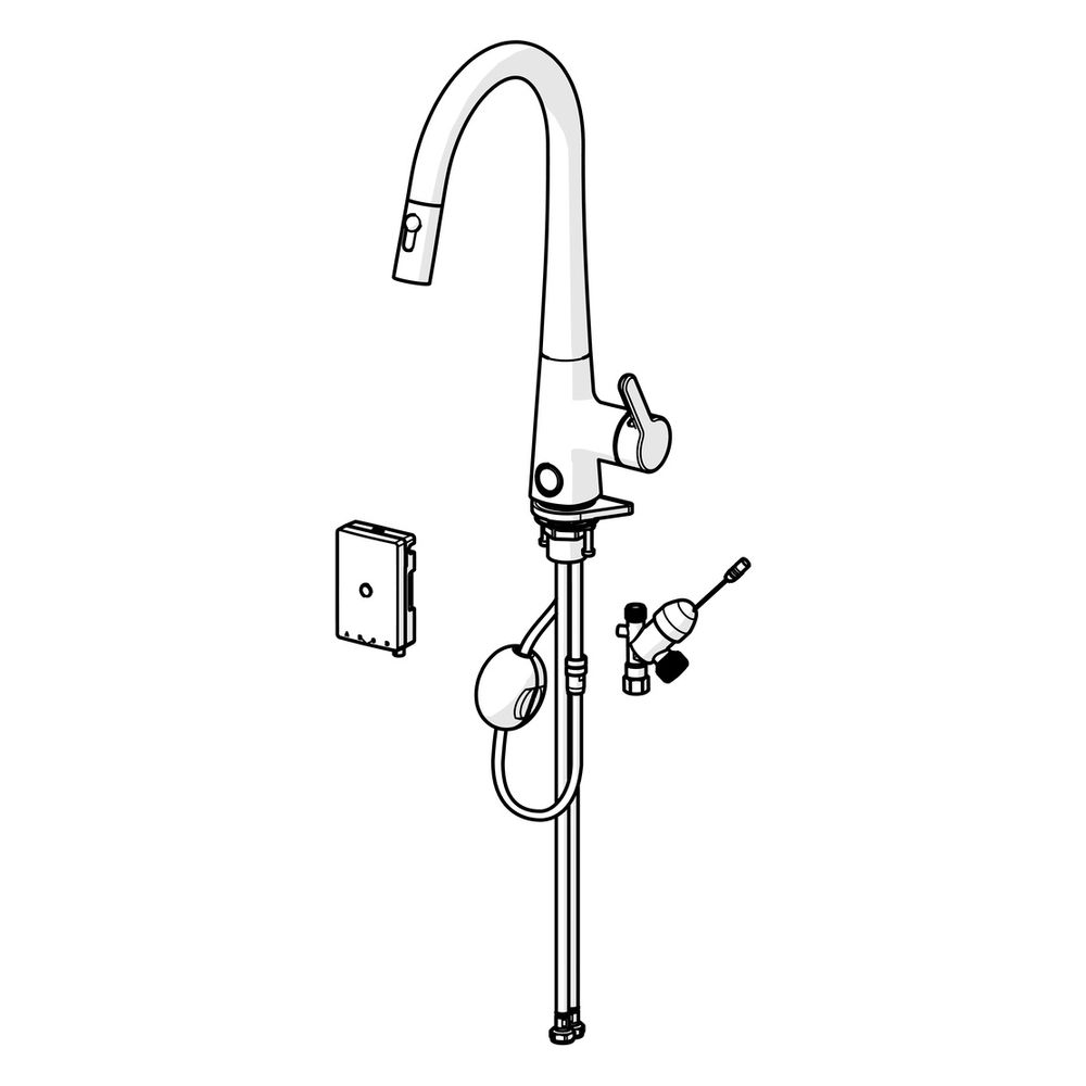 Hansa Designo Einhebelmischer Küchenarmatur mit Spülmaschinenventil Style 5137 3V Ausla... HANSA-51372283 4057304007101 (Abb. 5)