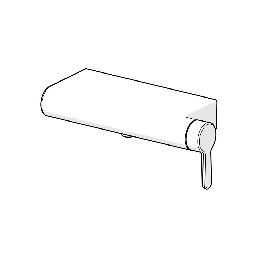 Hansa Designo Einhebelmischer Brausebatterie Style 5186 DN15 Chrom... HANSA-51860183 4057304006739 (Abb. 5)