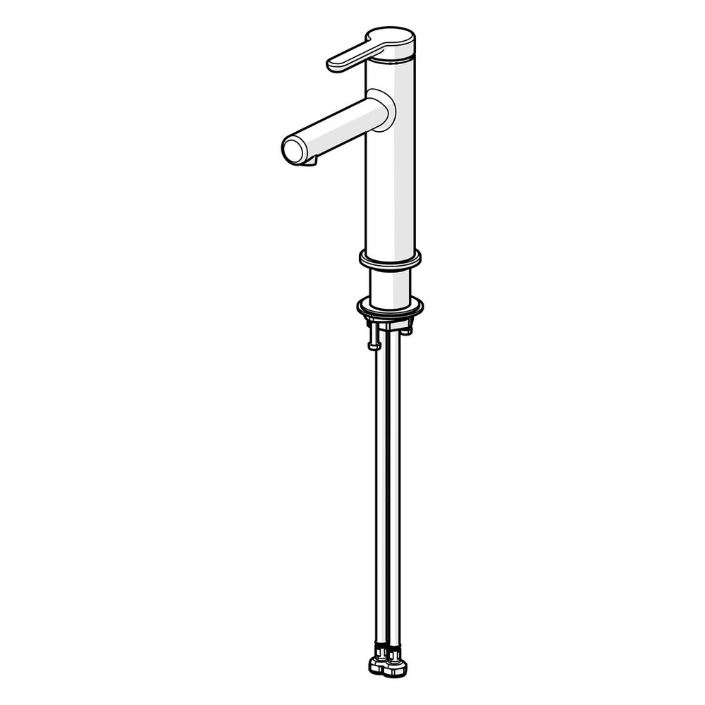 Hansa Designo Style Einhebel-Waschtischbatterie, Ausladung 125mm, DN 15, Chrom... HANSA-51882293 4057304015113 (Abb. 5)