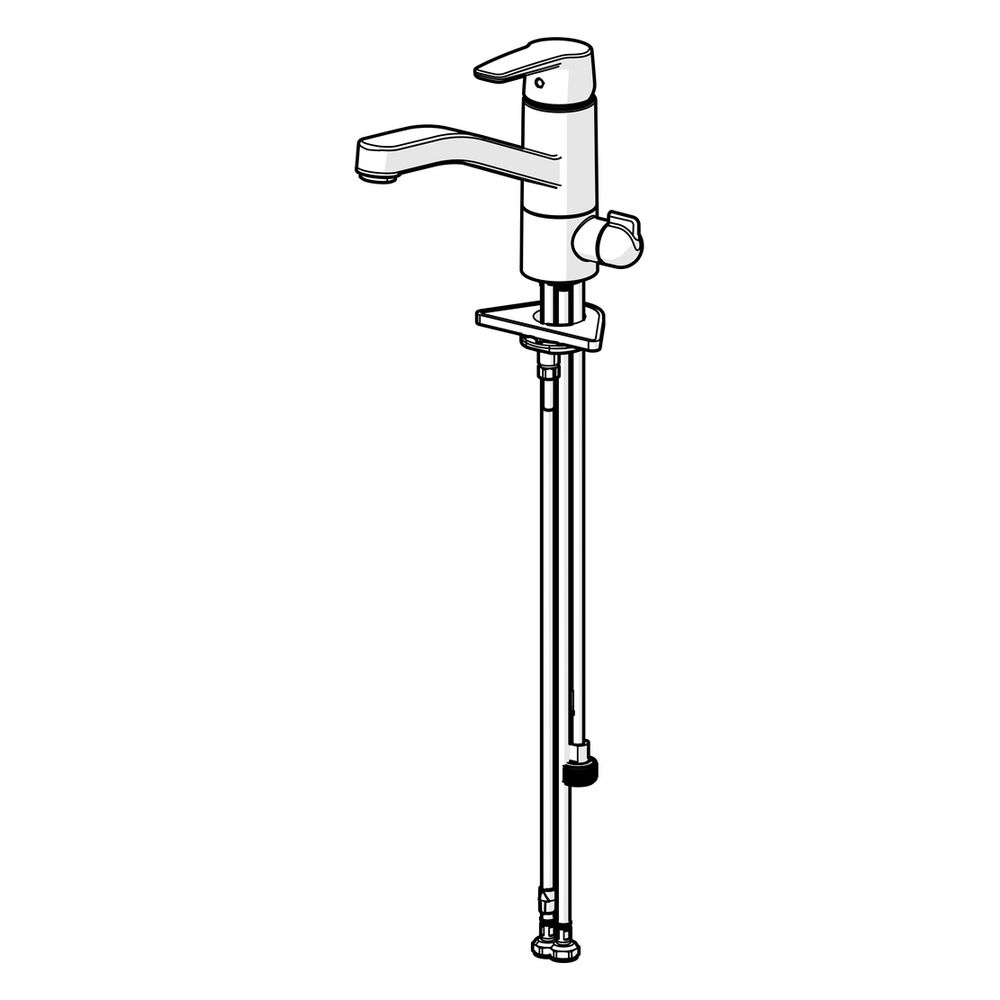 Hansa Polo Einhebel-Küchenarmatur mit Spülmaschinenventil, Ausladung 216mm, DN 15, Chro... HANSA-52662293 4057304002908 (Abb. 5)