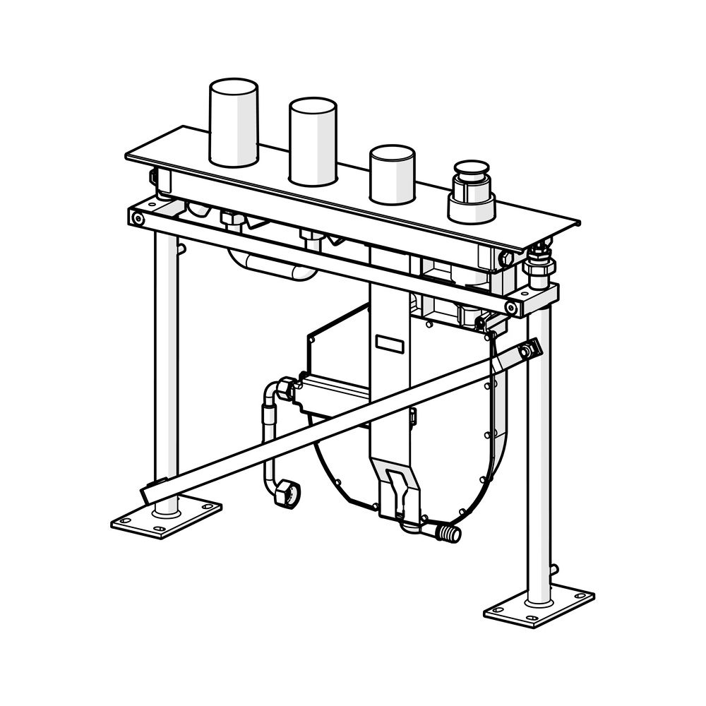 Hansa Compact Unterputz-Rohbauset Bade- und Brausearmatur 4.0 Kartusche, DN 20, 5302030... HANSA-53020300 4057304007163 (Abb. 5)