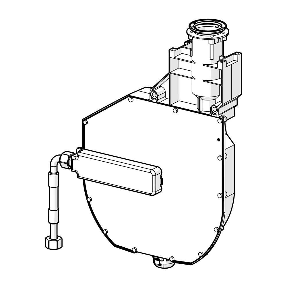 Hansa Rollbox für Schlauch, Unterputz, Einbaukörper, Wannenrandmontage, Rückflussverhin... HANSA-53060200 4015474047655 (Abb. 5)