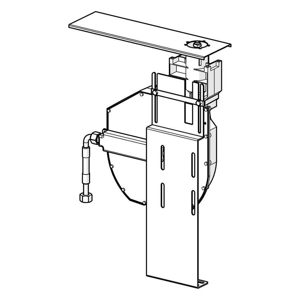 Hansa Rollbox für Schlauch, Unterputz, Einbaukörper, Fliesenrandmontage, Rückflussverhi... HANSA-53060300 4015474078499 (Abb. 5)