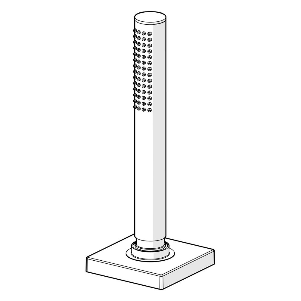Hansa Stilo Handbrause, 1-strahlig, 75x75mm, DN 15, Chrom, 53549420... HANSA-53549420 4057304014666 (Abb. 5)