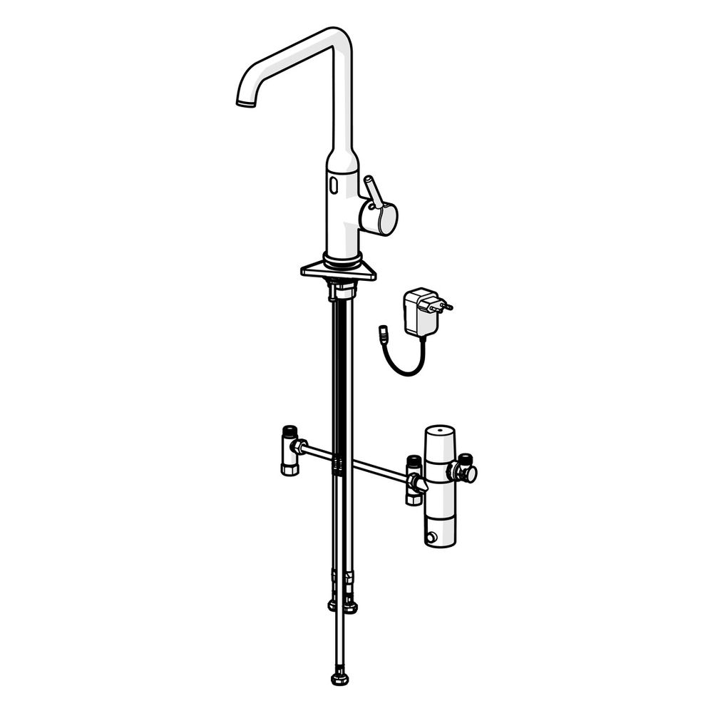 Hansa Vantis Style Einhebel-Küchenarmatur, Standmontage, Hybrid Bluetooth, 230/9V, St... HANSA-5421220980 4057304022142 (Abb. 5)