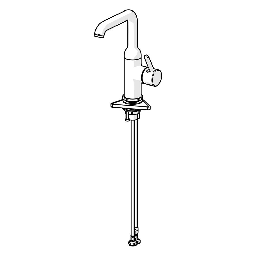Hansa Vantis Style Einhebel-Waschtischarmatur, Standmontage, schwenkbarer Auslauf, Ma... HANSA-5455220733 4057304020070 (Abb. 5)