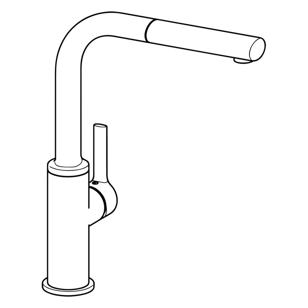 Hansa Ronda Einhebel-Küchenarmatur, Ausladung 217mm, DN 15, Chrom, 54912273... HANSA-54912273 4015474263086 (Abb. 3)