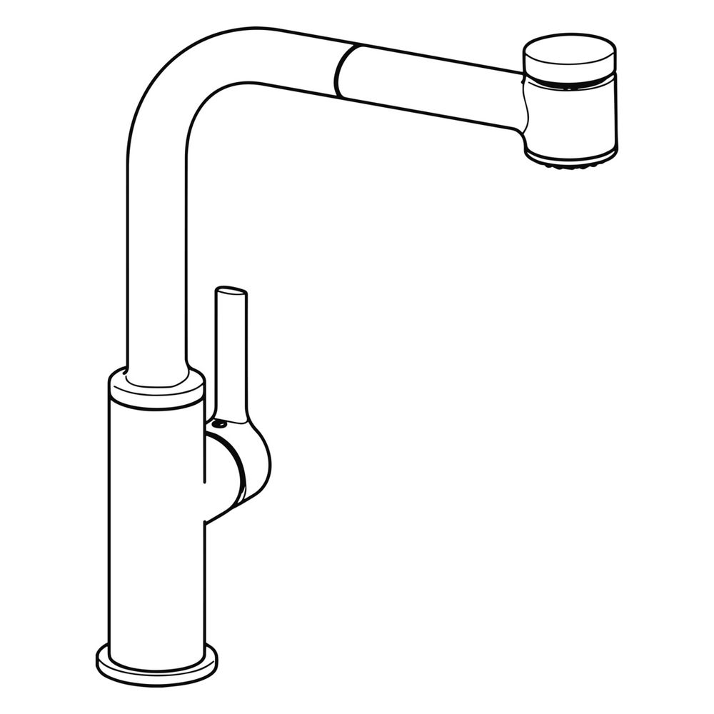 Hansa Ronda Einhebel-Küchenarmatur, 2-strahlig, Ausladung 221mm, DN 15, Chrom, 54912283... HANSA-54912283 4015474263093 (Abb. 3)