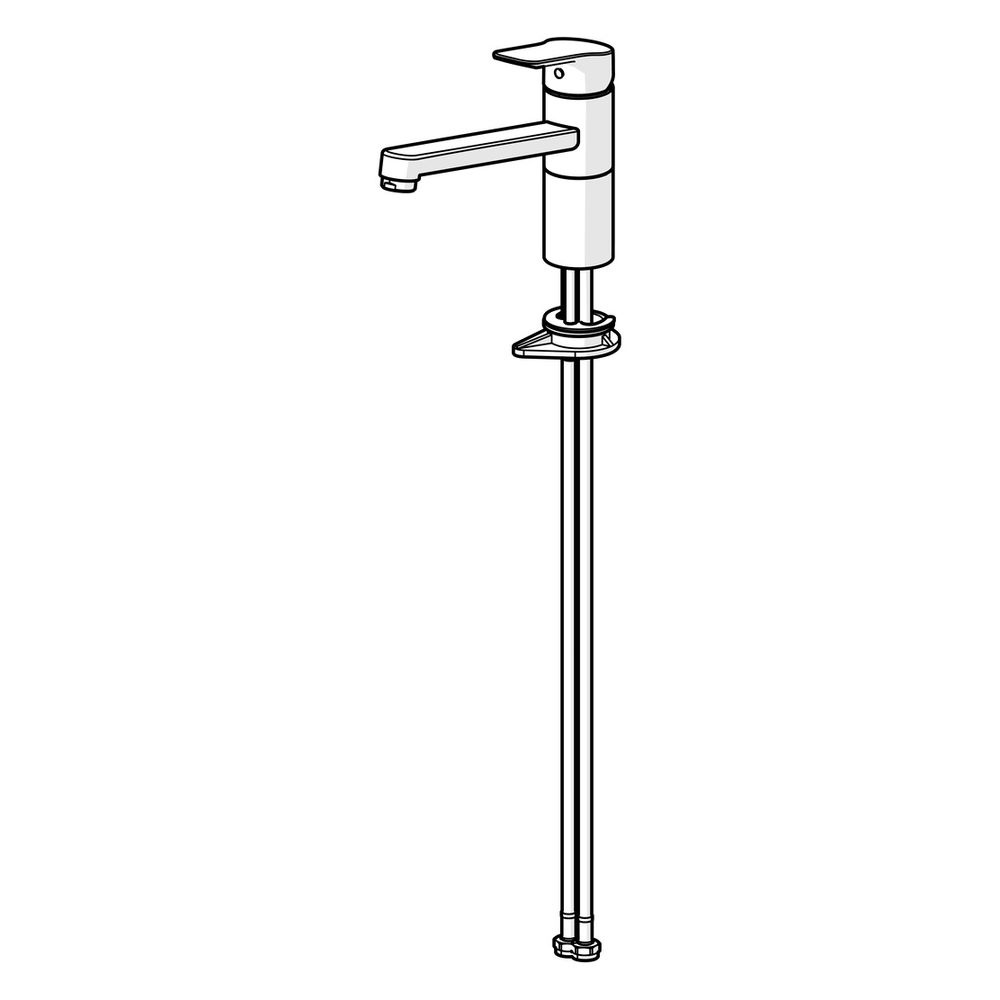 Hansa Basic Einhebelmischer Küchenarmatur, Ausladung 223mm, DN 15, Chrom, 55482203... HANSA-55482203 4057304019074 (Abb. 5)