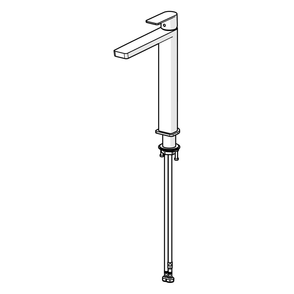 Hansa Stela Einhebel-Waschtischbatterie, Ausladung 241mm, Chrom, 57102273... HANSA-57102273 4057304015205 (Abb. 5)