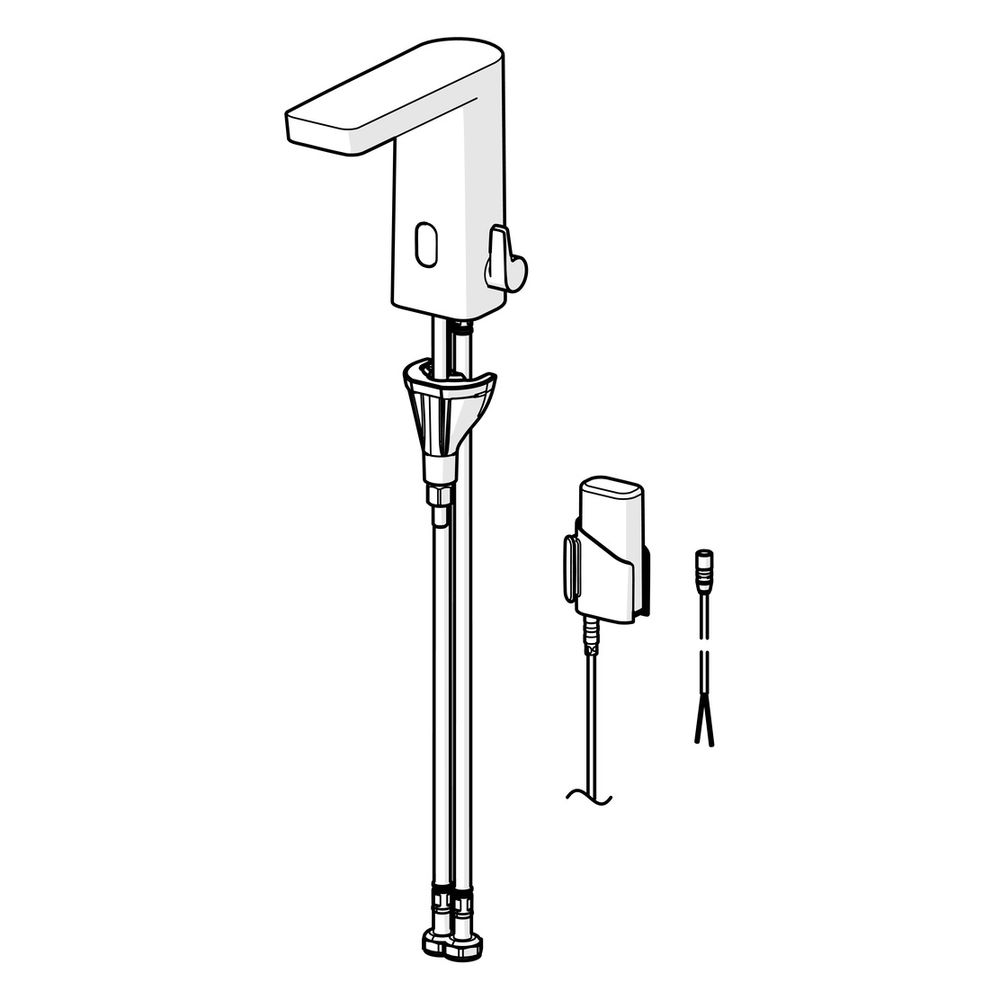Hansa Stela Waschtischbatterie Eco plus, 6V, Bluetooth, Ausladung 105mm, DN 15, Chr... HANSA-571622790004 4057304018510 (Abb. 5)