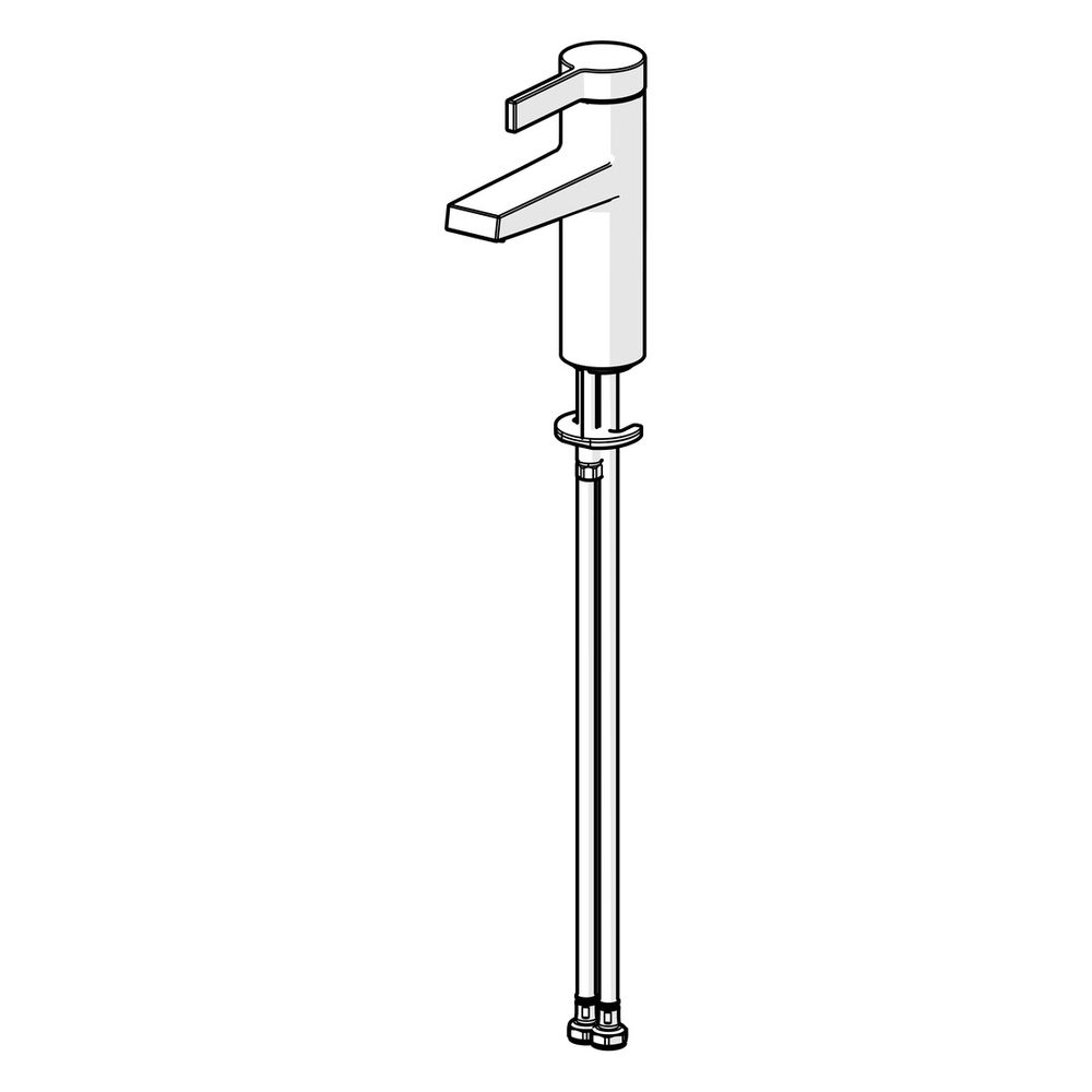 Hansa Loft Einhebelmischer Waschtischbatterie 5753 Ausladung 114mm DN15 Chrom... HANSA-57532203 4015474263284 (Abb. 3)