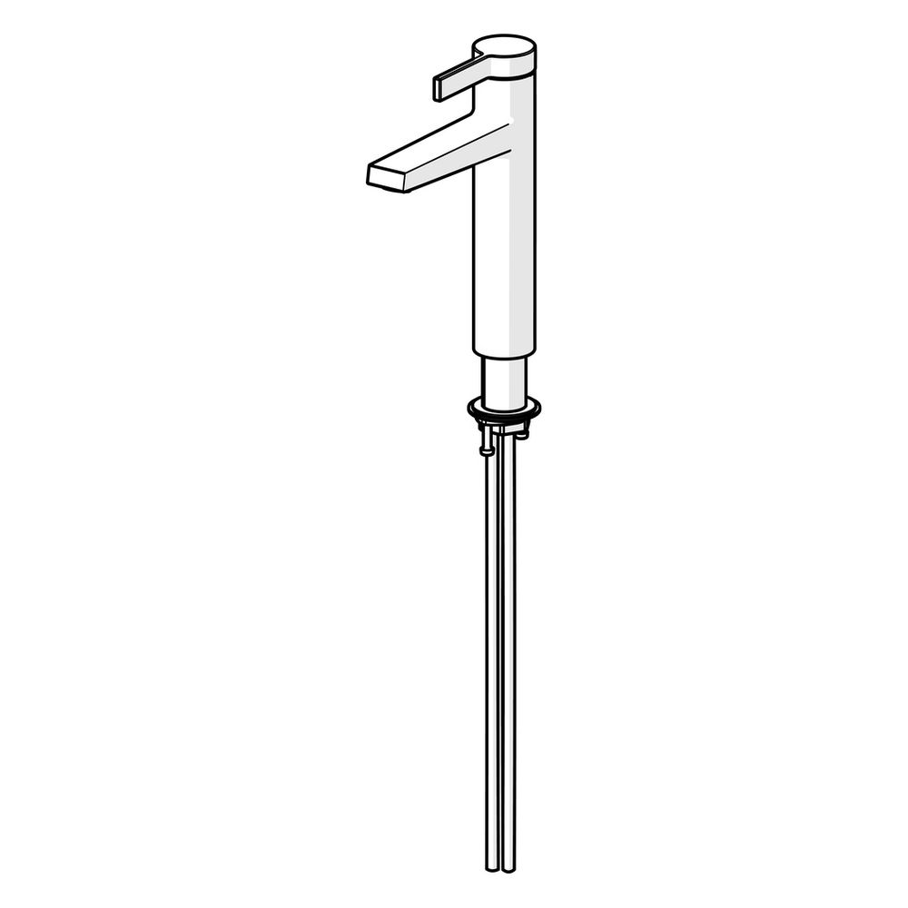 Hansa Loft Einhebelmischer Waschtischbatterie 5756 Kupferrohr Ausladung 143mm DN15 Chro... HANSA-57562103 4015474263512 (Abb. 3)