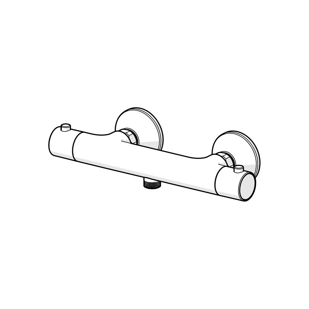 Hansa Unita Brausebatterie 5813 DN15 Chrom... HANSA-58130101 4015474253346 (Abb. 3)