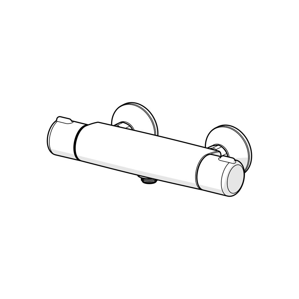 Hansa Micra Brausebatterie, DN 15, Chrom, 58150171... HANSA-58150171 4057304003462 (Abb. 5)