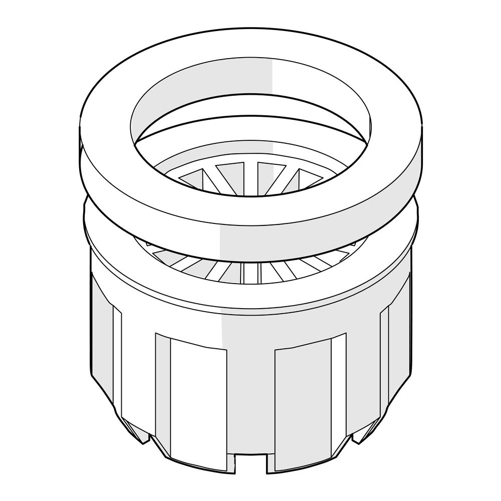 Hansa Luftsprudler, M22/24, Niederdruck, 59901553... HANSA-59901553 4015474124363 (Abb. 2)