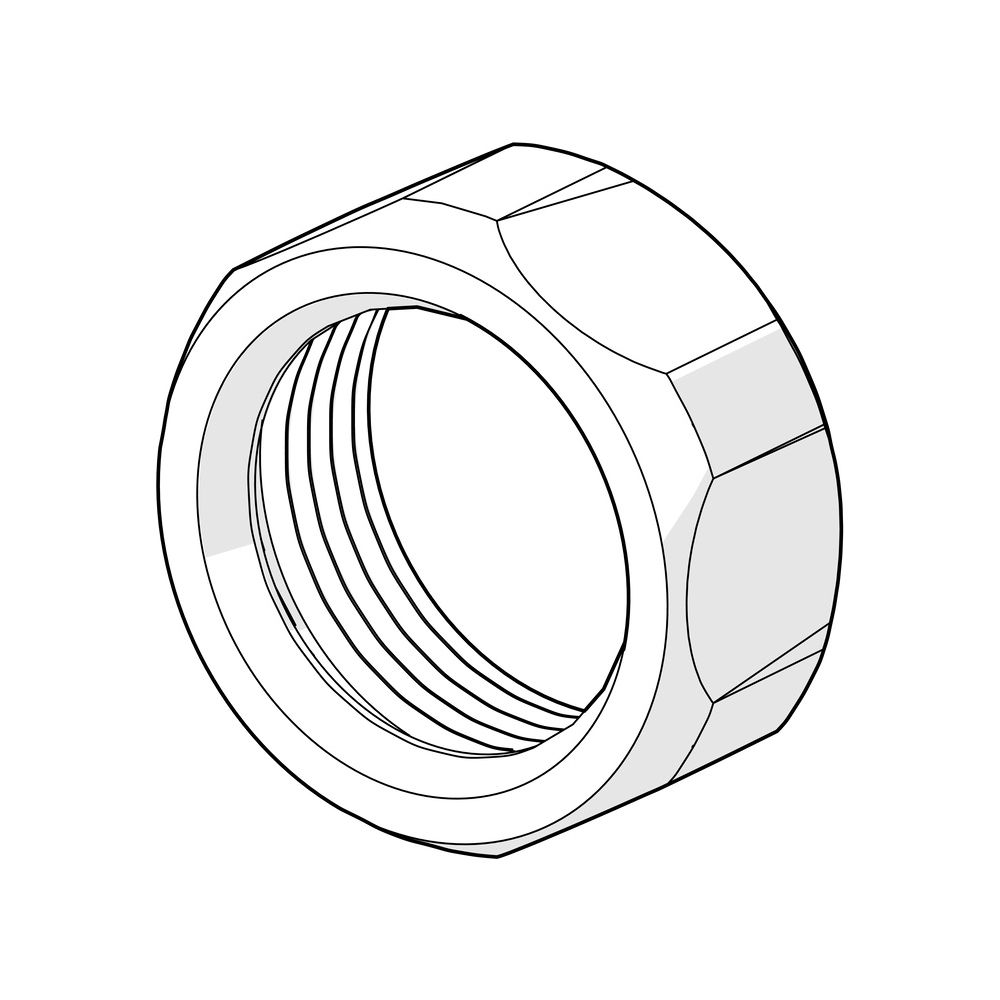 Hansa Anschlussmutter G 3/4", AF 30, 59902230... HANSA-59902230 4015474056640 (Abb. 2)