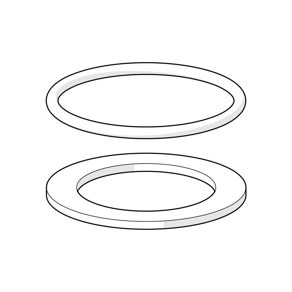 Hansa Dichtungen 48x33,5x2mm, 59902283... HANSA-59902283 4015474079540 (Abb. 2)