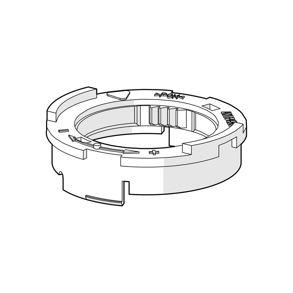 Hansa Einstellring für Unterputz-Einbaukörper, 59904759... HANSA-59904759 4015474170551 (Abb. 2)