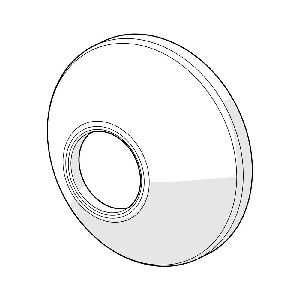 Hansa Rosette für Wasserhahn, Chrom, 59904796... HANSA-59904796 4015474171138 (Abb. 2)